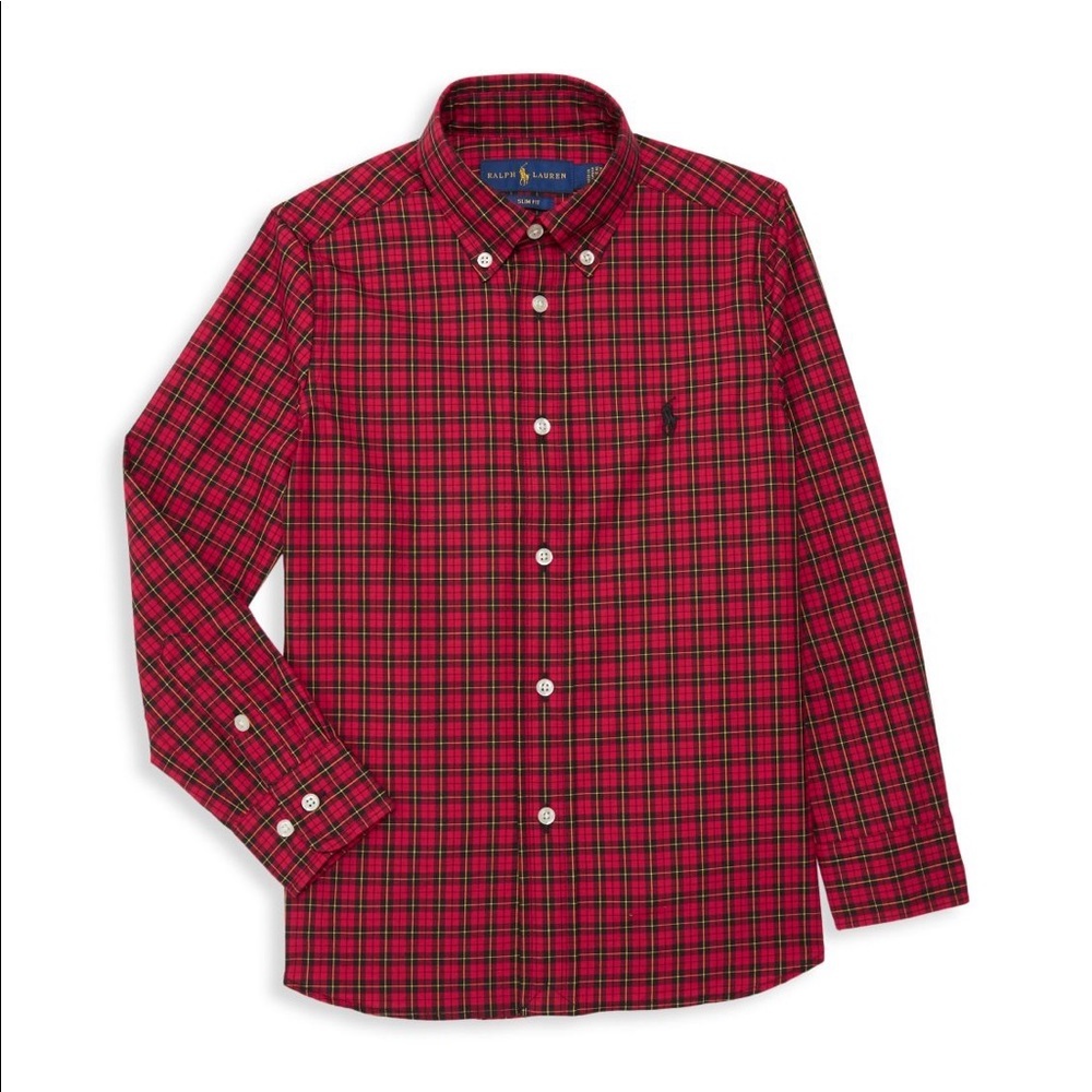Ralph Lauren Plaid Button Down Shirt